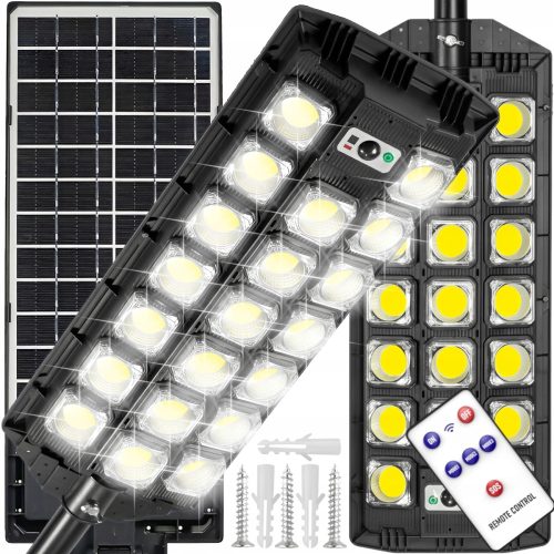  Улична лампа INTMIX 2000 W 40000 lm на батерии, соларна