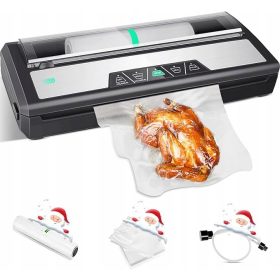   Вакуумна машина + торбички, неръждаема стомана, сух и мокър режим