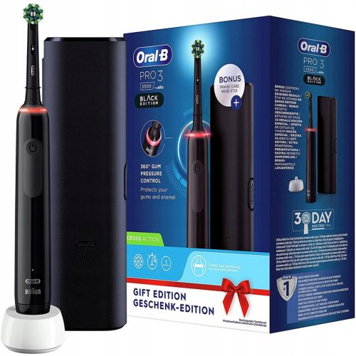  ORAL-B PRO 3 3500 Електрическа четка за зъби, черна
