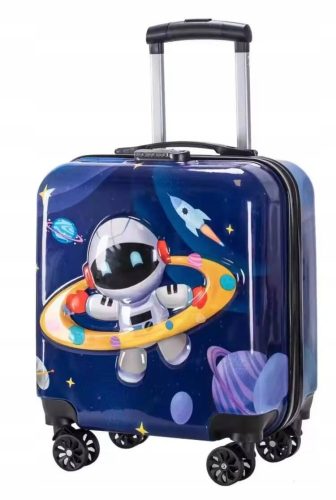  ДЕТСКИ КУФАР SPACE COSMONAUT 3D PLANET CYFR 4 КОЛЕЛА TRAVEL