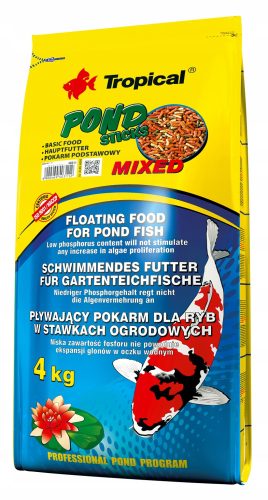 Tropical Pond Sticks Смесена храна за рибки 50 л 4 кг
