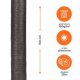 Покривало Deco Basic 1.5x25 m HDPE кафяво
