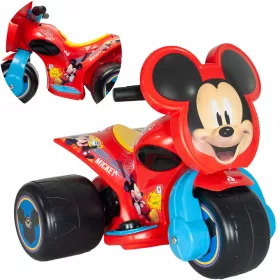    INJUSA Mickey Mouse Tricycle Samurai Ride-On за деца с 6V батерия