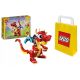  LEGO Creator 3 в 1 31145 Червен дракон + Хартиена торбичка LEGO 6315786 жълто 24x8x18 cm
