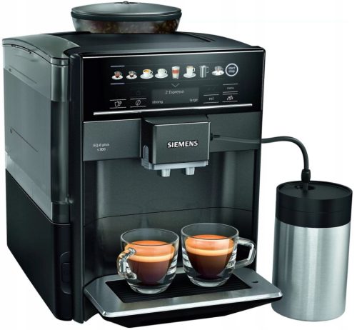  Siemens TE653M19RW EQ.6 Plus s300 автоматична еспресо машина черна