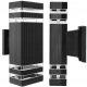  ARSA GO градинска лампа черна, прозрачна GU10 20 W