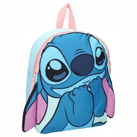    Раница за детска градина с едно отделение Lilo and Stitch Vadobag за момичета Shades of blue, Shades of pink, Multicolor