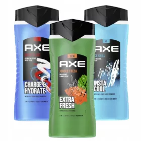    AXE JUNGLE FRESH + Hangover + EPIC FRESH КОМПЛЕКТ ДУШ ГЕЛ 3x 400 ml