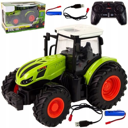  ГОЛЯМ RC RC ТРАКТОР С LED СВЕТЛИНА