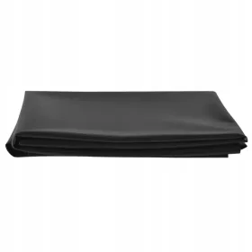    Фолио за защита на езерце, черно, 4х4 м, PVC, 1 мм