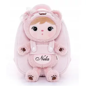  Раница Metoo Pink Teddy Bear за дете с име