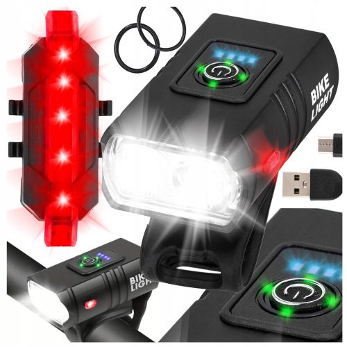  Cadro осветление за велосипед Велофарове предни задни LED силни Cadro 1000 lm USB