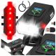  Cadro осветление за велосипед Велофарове предни задни LED силни Cadro 1000 lm USB