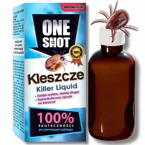  One Shot течност против кърлежи 0,5 кг 250 мл