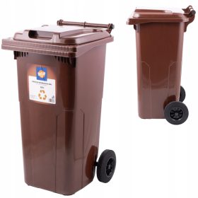   КОФА ЗА БОКЛУК КАФЯВА 120Л ЗА СЕГРЕГАЦИЯ НА ОТПАДЪЦИ КОНТЕЙНЕР ЗА БИО ОТПАДЪЦИ