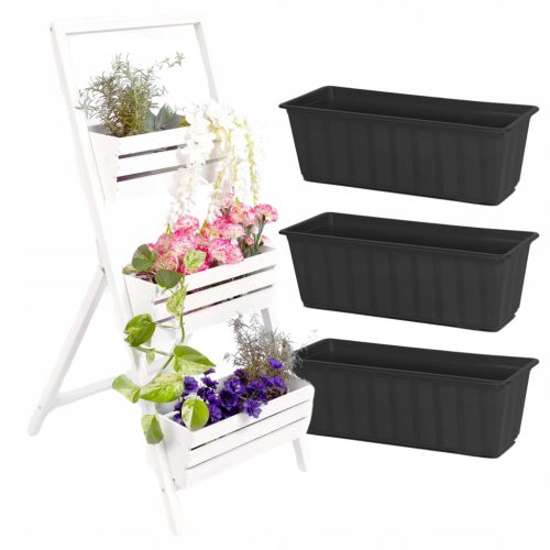  Стойка за цветя Eco Deco 110 см дърво