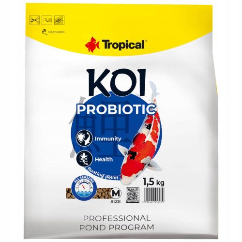  Tropical Koi Probiotic M храна 1,5 кг