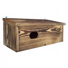    Кутия за гнездо за бързолети, изгорени кутии за гнездене за бързолети