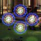  4x слънчеви фойерверки LED градински лампи