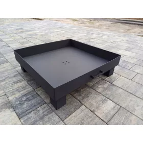    Квадратна градинска камина 3мм ламарина!