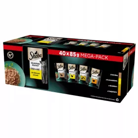    Sheba Delicacy Poultry Flavors 40x85g мокра котешка храна в желе