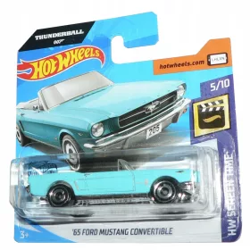    Hot Wheels '65 FORD MUSTANG КАБРИОЛЕТ - THUNDERBALL 007 ДЖЕЙМС БОНД!