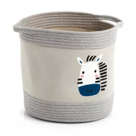    Zeller кошница за играчки 30 х 30 см нюанси на сивото