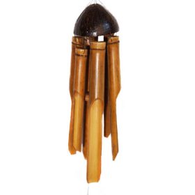    Бамбукови вятърни звънчета Бамбукови камбани Градинска бамбукова тръба за тераса