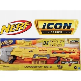    ПИСТОЛЕТ NERF N-STRIKE ICON SERIES LONGSHOT 3IN1 E8886