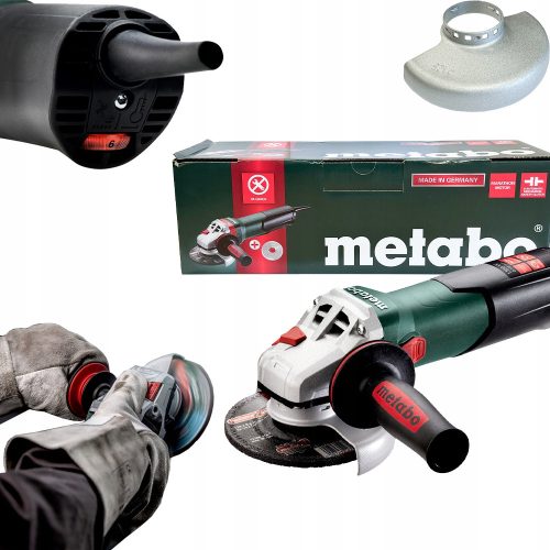  Ъглошлайф 1100W WEV 11-125 Quick METABO регулиране на оборотите + ДИСКОВЕ