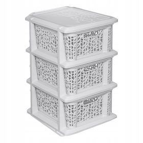  Рафт за баня BranQ бял 29,3 x 25 x 44,2 см