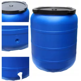    Резервоар за дъждовна вода 300 л 80 х 74 см син