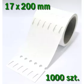    Етикет за вратовръзка бял 17 x 10,2 см 1000 бр.