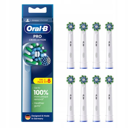  Oral-B PRO Cross Action Резервни четки за зъби x8