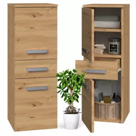    TopEshop NEL V DDS рафт 30 см x 85 см x 30 см занаятчийски дъб