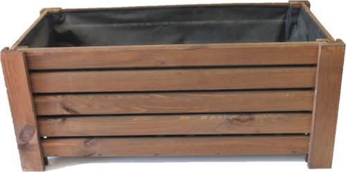  TRAK-DREW саксия 60 cm x 30 x 25 cm дървени нюанси на кафяво и бежово