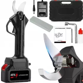    ЕЛЕКТРИЧЕСКИ БЕЗЖИЧНИ ПРЕДПАЗНИ УСТРОЙСТВА НОЖИЦИ ГРАДИНСКИ ПРЕДПАЗНИ УСТРОЙСТВА + 48V БАТЕРИЯ