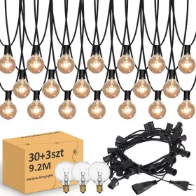    Светещ гирлянд 920см мрежови нюанси на жълто