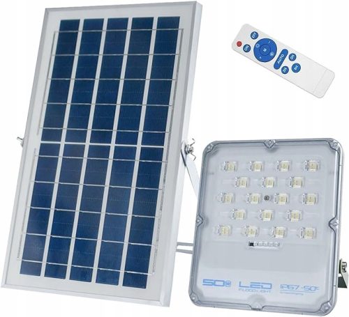  Улична лампа Berge 50 W 600 lm на слънчева енергия
