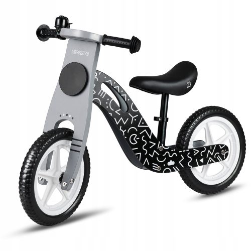 Велосипед за баланс RicoKids Veltino 12" бял, розов