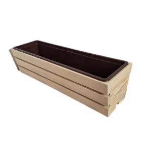  Балконска кутия 40,5 х 19 см дърво