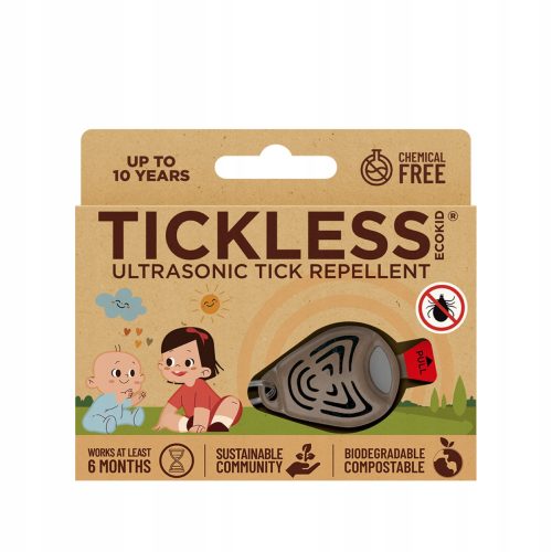 Ултразвукова защита от кърлежи TickLess Eco Kid кафява