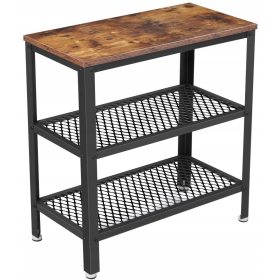    Songmics vasagle правоъгълна холна маса 30 x 60 x 60 см нюанси на кафяво