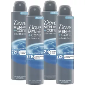    Dove Men+Care Clean Comfort Спрей против изпотяване 4х200 мл