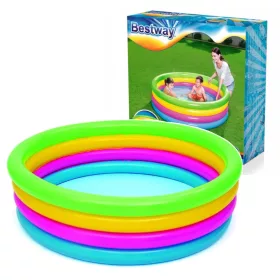   Кръгъл надуваем басейн Bestway 111 х 157 см