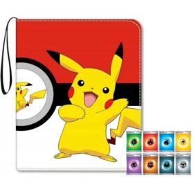    Албум за държач на Pokemon Card за 400 карти + 8 оригинални енергийни карти