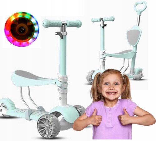  Триколесен скутер Scooter Scooter Син, Розов, Зелен