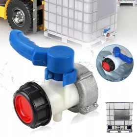    ПЕПЕРУДНА КЛАПА ПРЕВКЛЮЧВАТЕЛ С ИЗХОД FAP MAUZER TANK IBC DDN50 75MM
