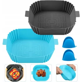    Вложка за форма за въздушен фритюрник Силиконов комплект от 2 бр