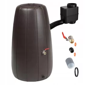    Резервоар за дъждовна вода 200 л 104 х 60 см кафяв